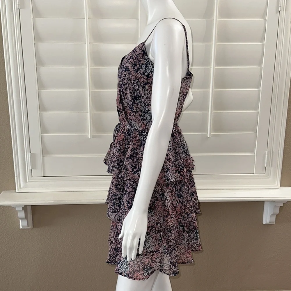 ROW A Tiered V-Neck Dress